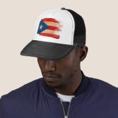 Casquette de camionneur de drapeau de Porto Rico (En situation)
