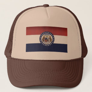 Casquette de camionneur de drapeau du Missouri
