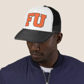 Casquette de camionneur de FU (En situation)