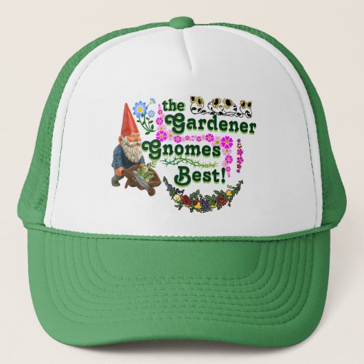 Casquette de camionneur de gnomes de jardinier le (Devant)