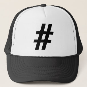 Casquette de camionneur de #Hashtag