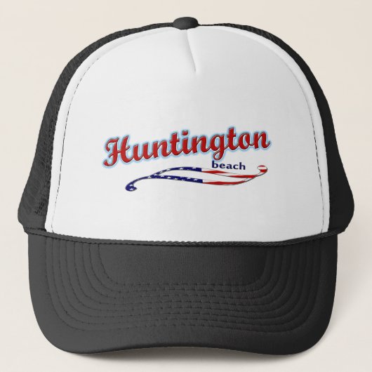 Casquette de camionneur de Huntington Beach (Devant)