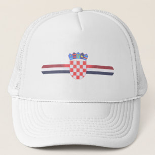 Casquette de camionneur de la Croatie - le drapeau