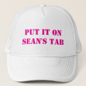 Casquette de camionneur de mariée drôle (Devant)