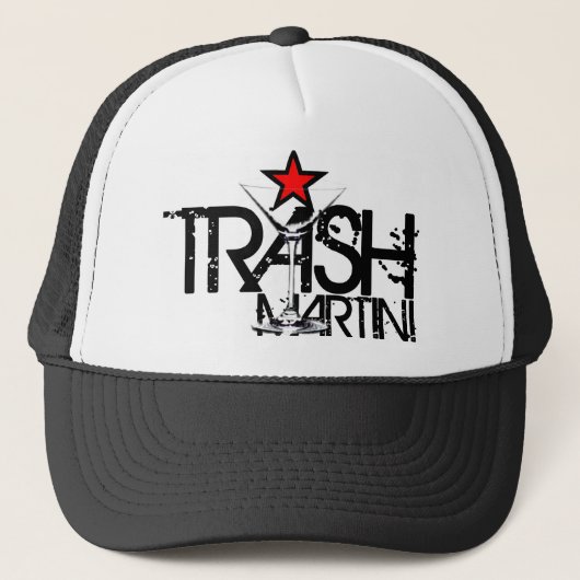 Casquette de camionneur de Martini de déchets (Devant)
