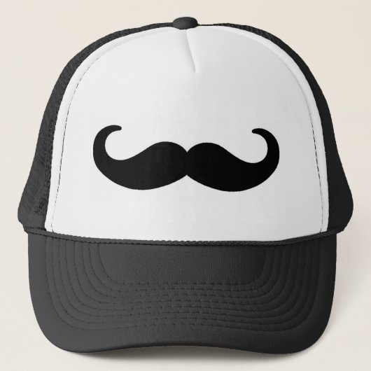 Casquette de camionneur de moustache (Devant)