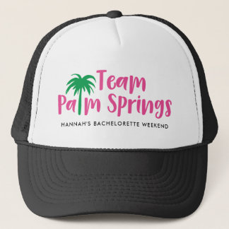 Casquette de camionneur de Palm Springs d'équipe