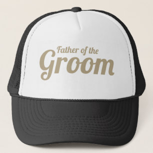 Casquette de camionneur de père du marié