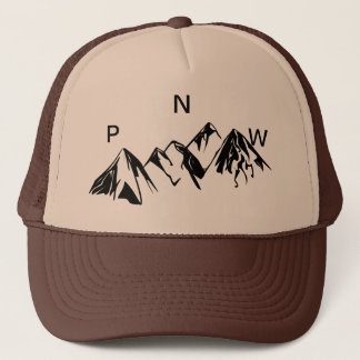Casquette de camionneur de PNW outre du lettrage