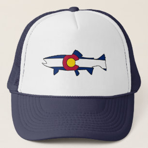 Casquette de camionneur de poissons de truite de