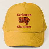 Casquette de camionneur de poulet de barbecue (Devant)