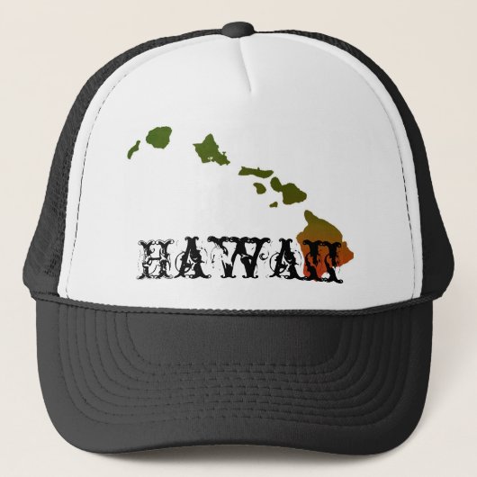 Casquette de camionneur de Rasta Hawaï (Devant)