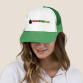 casquette de camionneur de ReggaeBrand.com (vert) (En situation)