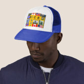 Casquette de camionneur de Shetland (En situation)