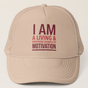 Casquette de camionneur de typographie