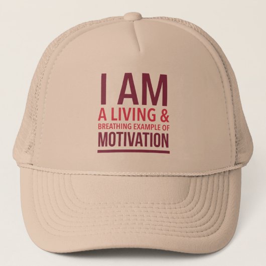 Casquette de camionneur de typographie (Devant)