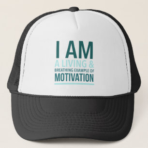Casquette de camionneur de typographie