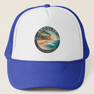 Casquette de camionneur de voyage Broulee Beach Au