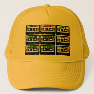 Casquette de camionneur d'enregistreur à cassette
