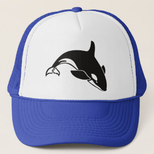 Casquette de camionneur d'épaulard d'orque