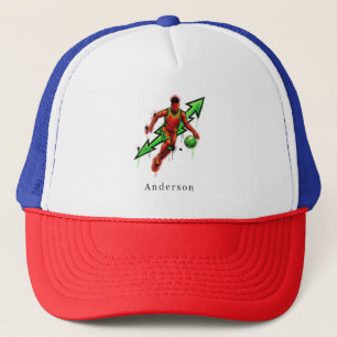 Casquette de camionneur d'été de coach de basketba