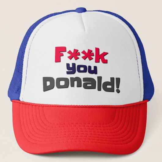 Casquette de camionneur Donald (Devant)