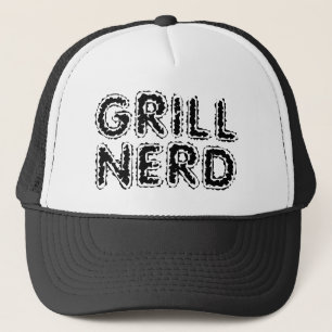Casquette de camionneur drôle Grill Nerd pour chef