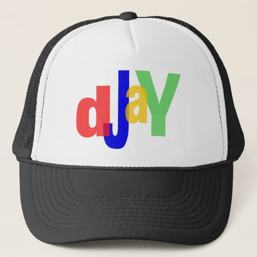 Casquette de camionneur du DJ - casquette dJay de (Devant)