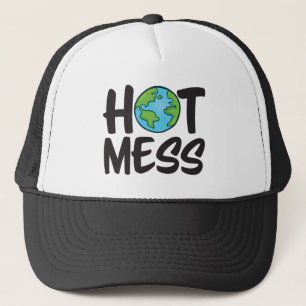 Casquette de camionneur Earth Hot Mess