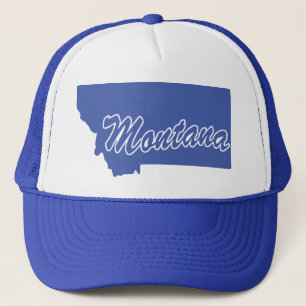 Casquette de camionneur en forme de l'État du Mont