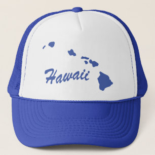 Casquette de camionneur en forme d'État d'Hawaii