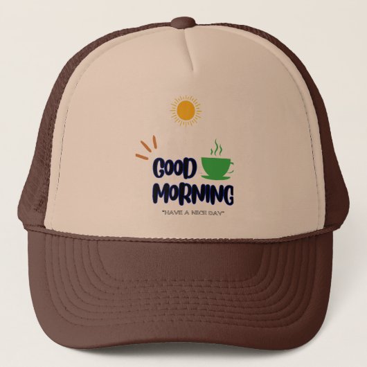Casquette de camionneur en mousse (Devant)