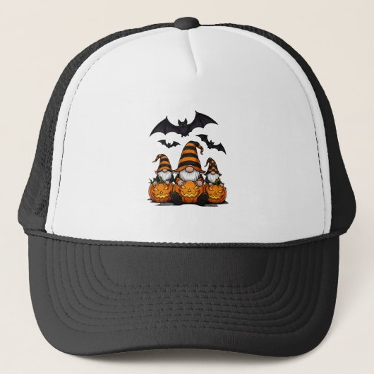 Casquette de camionneur en mousse Halloween (Devant)