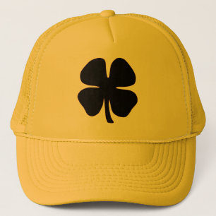 Casquette de camionneur en mousse jaune Black Clov