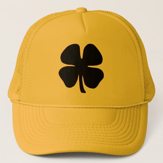 Casquette de camionneur en mousse jaune Black Clov (Devant)