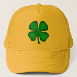 Casquette de camionneur en mousse jaune Trèfle irl