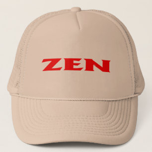 Casquette de camionneur en mousse kaki rouge Zen