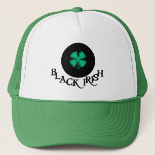 Casquette de camionneur en mousse noire, blanche e