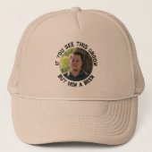 Casquette de camionneur Enterrement de vie de garç (Devant)