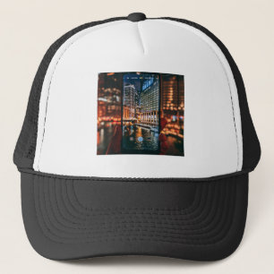 Casquette de camionneur esthétique Cyberpunk Nuit