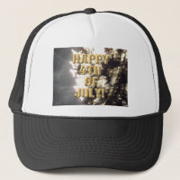 Casquette de camionneur Feu d'artifice 2 4 juillet