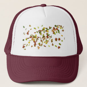 CASQUETTE DE CAMIONNEUR FEUILLES D'AUTOMNE
