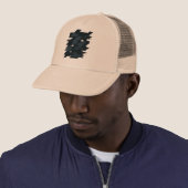 Casquette de camionneur Glitch Art (En situation)