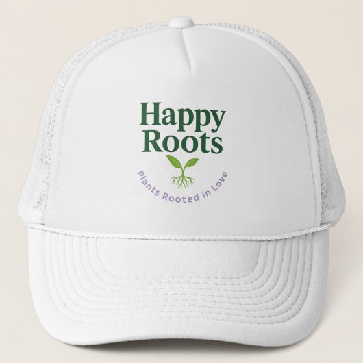 Casquette de camionneur | Happy Roots (Devant)