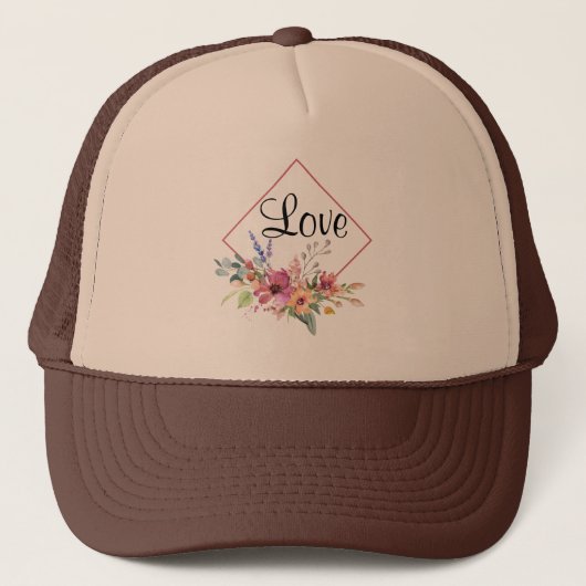 Casquette de camionneur Love (Devant)