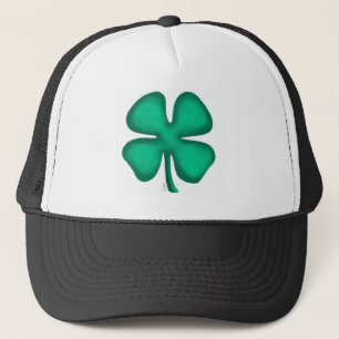 Casquette de camionneur Lucky 4 Leaf Irish Clover