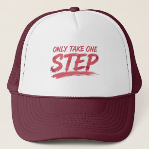 Casquette de camionneur motivante « Only Take One