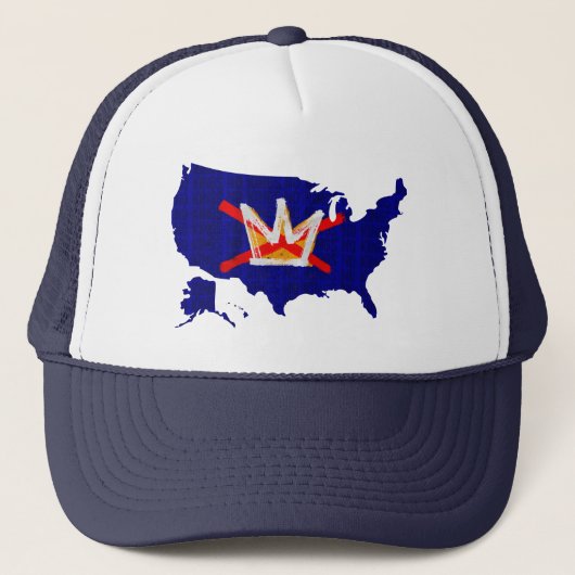 Casquette de camionneur No Kings (Devant)
