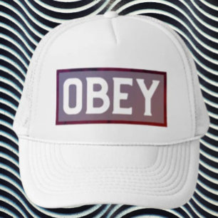 Casquette de camionneur OBEY Typography – Streetwe