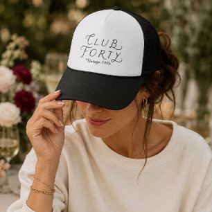 Casquette de camionneur personnalisée Club Forty
